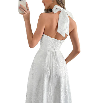 Halter Backless Dress