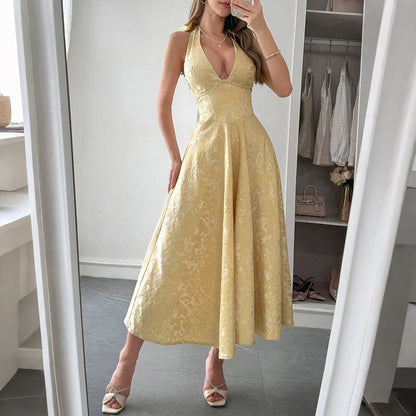 Halter Backless Dress