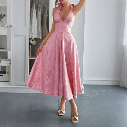 Halter Backless Dress
